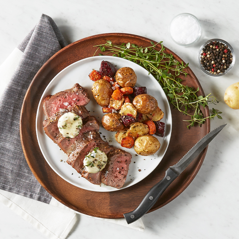 Air Fryer Steak Bites - The Roasted Root