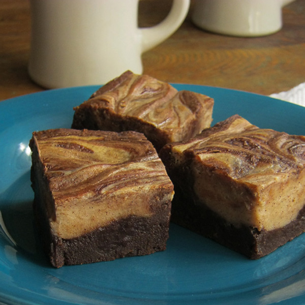 Recipe - Cafe Mocha Marble Brownies