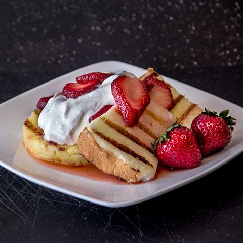 Recipe - Grilled Angel Food Cake with Strawberries