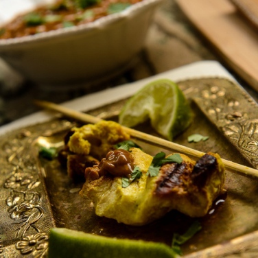 Recipe - Grilled Chicken with Peanut Sauce