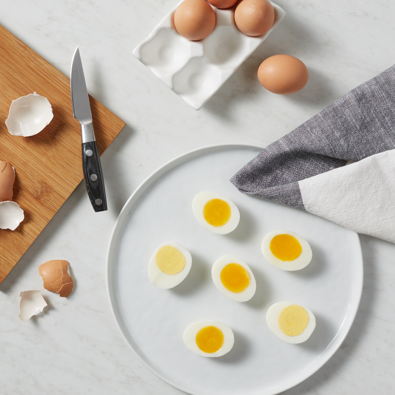 BELLA DOUBLE TIER EGG COOKER - SOFT, MEDIUM, OR HARD EGGS BOILED IN MINUTES!