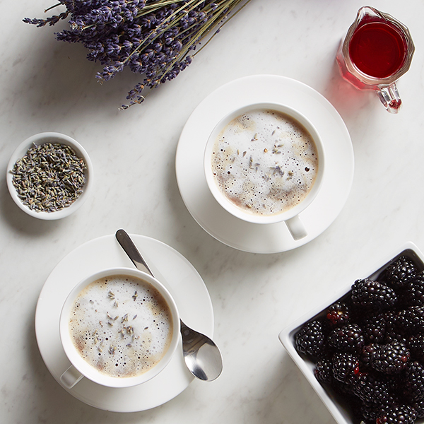 Lavender Blackberry Latte