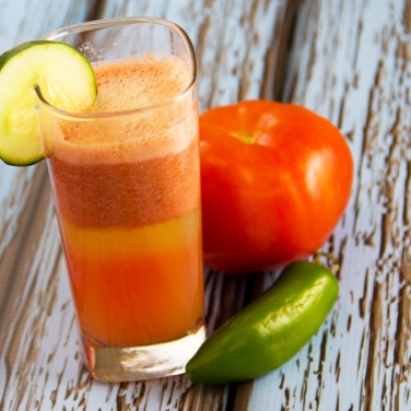 Spicy Cucumber Tomato Juice