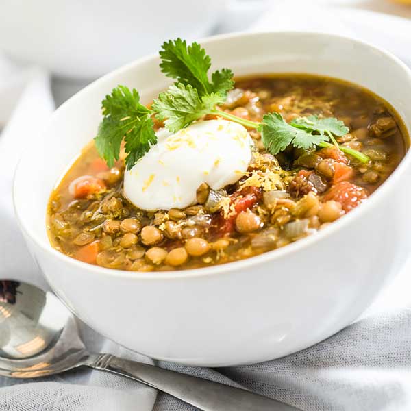 Recipe - Multi-Cooker Vegetarian Lentil Soup