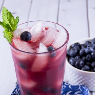 Pomegranate Blueberry Iced Tea