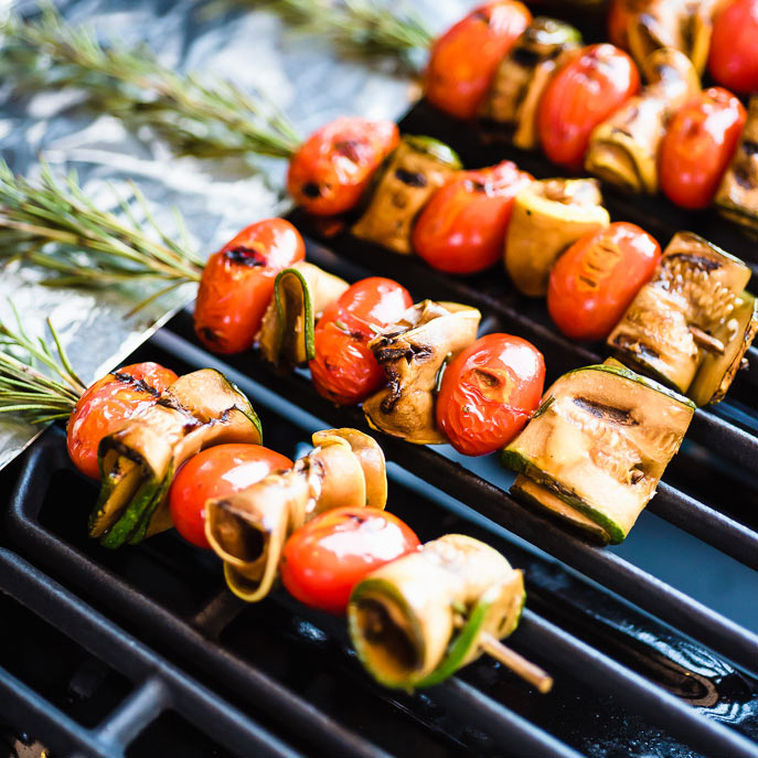 Rosemary Filet Mignon Skewers with Balsamic Glaze - Give it Some Thyme