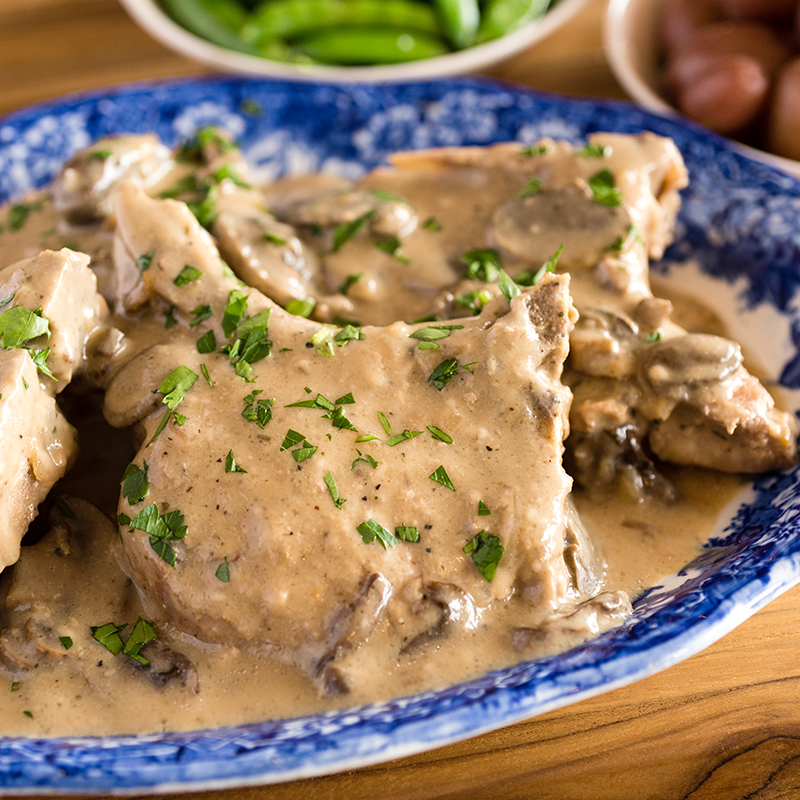 Recipe - Slow Cooker Smothered Ranch Pork Chops