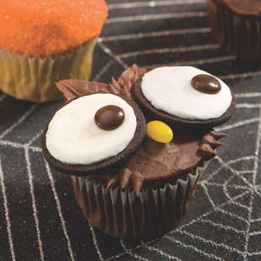 Recipe - Spooky Owl Cupcakes