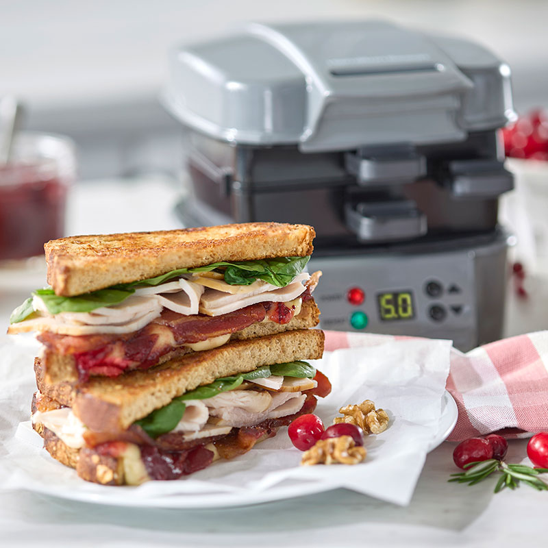 Turkey, Cranberry and Brie Sandwich