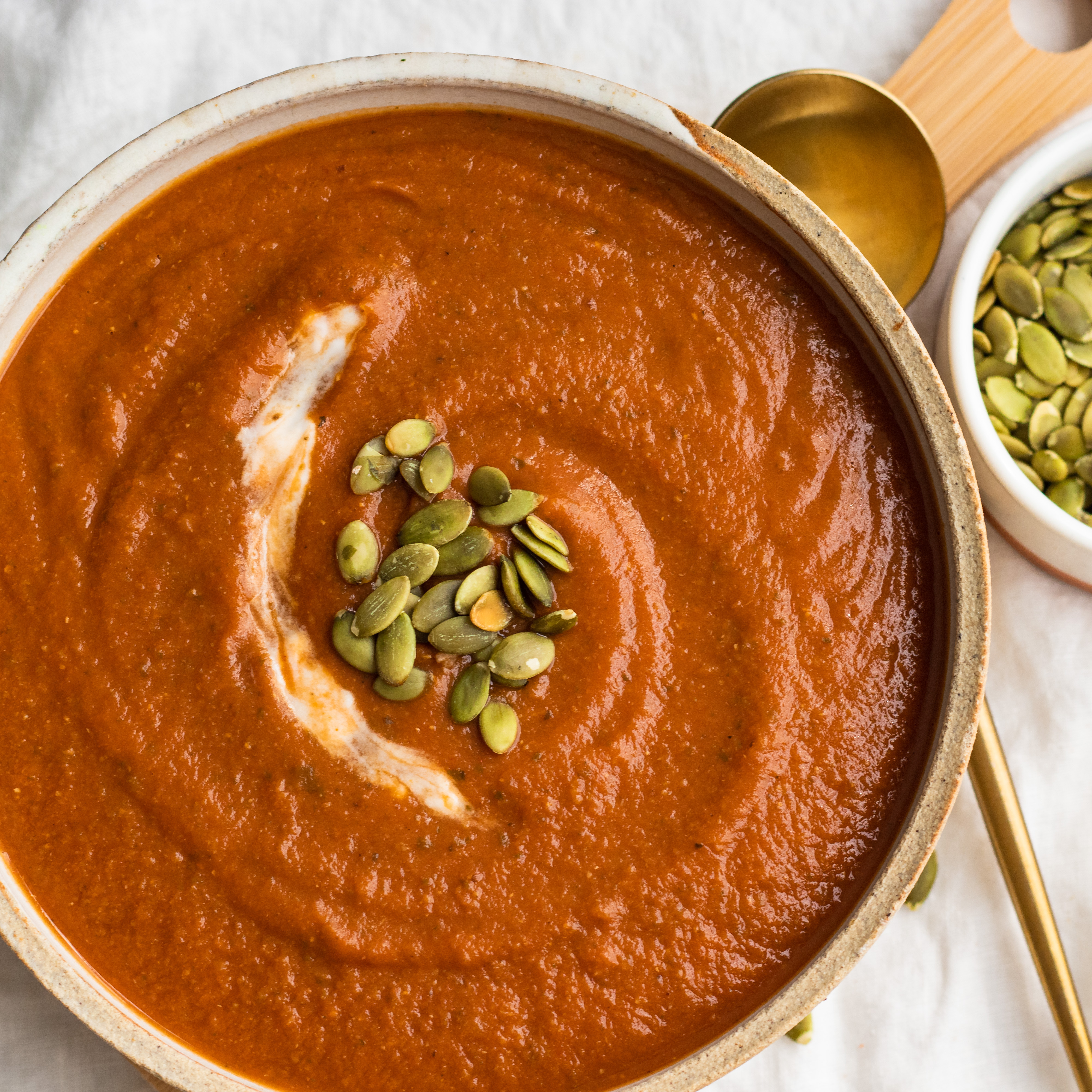 Recipe - Vegan Pumpkin Tomato Soup