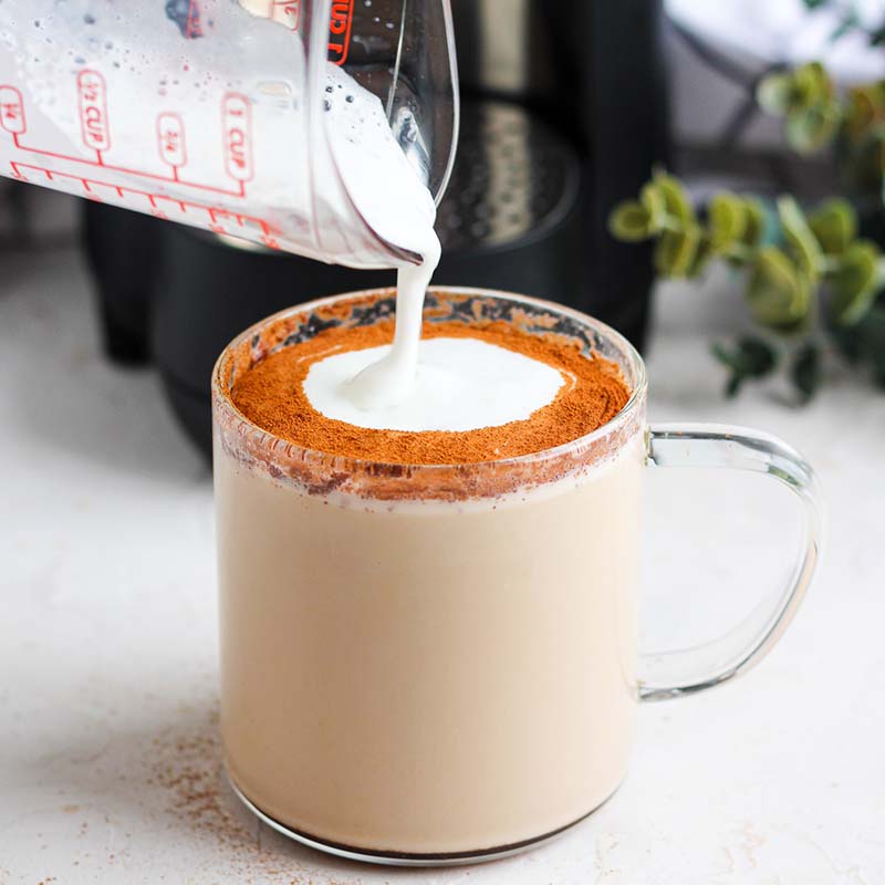 White Chocolate Salted Caramel Latte