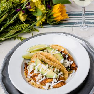 Blog for Grilled Fish Tacos with Jalapeño Slaw