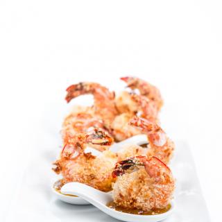 Blog for Baked Coconut Shrimp with Curried Chutney Dipping Sauce
