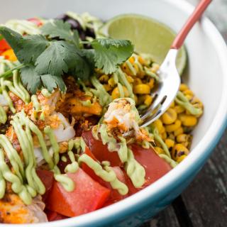 Blog for Broiled Chipotle Tilapia Bowl with Avocado Sauce