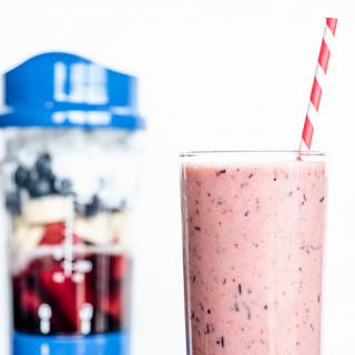Blog for Tips for a Healthy 4th of July Holiday and a Red, White and Blue Power Protein Smoothie Recipe