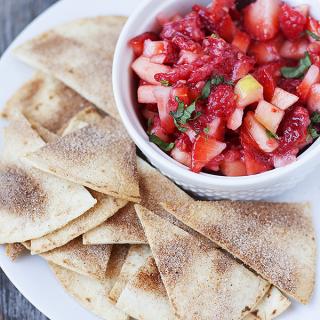 Blog for Center Stage: Cinnamon Chips and Apple Berry Salsa with Heather’s French Press
