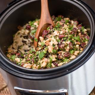 Blog for Thanksgiving Side Dish: Cranberry Herb Wild Rice Pilaf