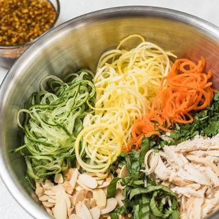 Blog for Spiralizer Thai Vegetable and Chicken Salad