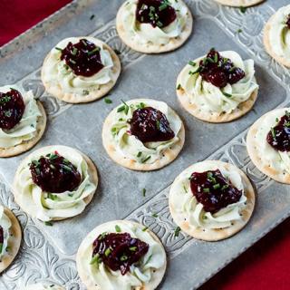 Blog for Holiday Appetizers: Spicy Cream Cheese and Cranberry Spread
