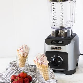 Blog for Center Stage: Blender Strawberry Cheesecake Ice Cream with If You Give a Blonde a Kitchen