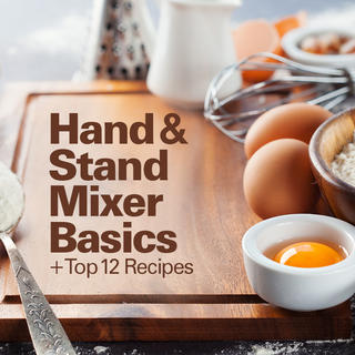 Click for Top 12 Hand Mixer Recipes + Mixer Basics