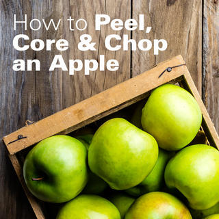 Click for How to Peel, Core and Chop Apples
